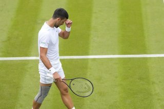 Djokovic a joué sans ressentir de douleur vendredi KEYSTONE/AP/Kirsty Wigglesworth
